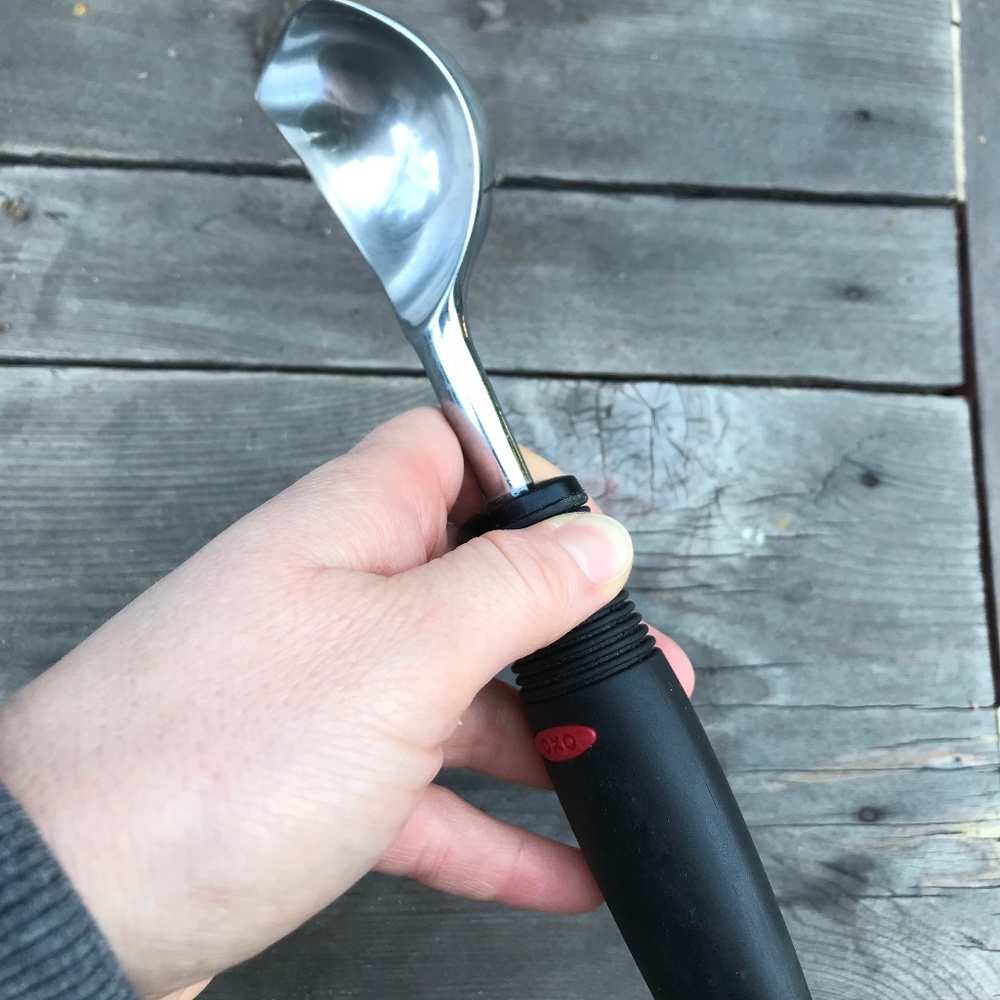 OXO ice cream scoop
